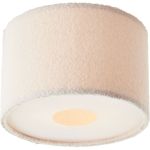 Brilliant Teddy Deckenleuchte Metall Textil Beige | 350mm - Geeignet für 2x E27