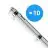 Mehrfachpackung 10x Noxion LED Feuchtraumleuchte Poseidon V3.0 35-65W 4550-9100lm - 830-865 CCT | 150cm - Durchgangsverdrahtung (5x2.5mm2)