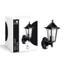 D'Lite Wandleuchte Helora Schwarz | IP44 - Geeignet für 1x E27 - Bewegungssensor