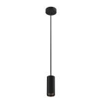 SLV Numinos Phase S Suspension Luminaire Aluminium Noir 10.42W 980lm 60D - 927 Blanc Très Chaud | Meilleur Rendu Des Couleurs - Dimmable 