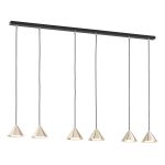 Emibig Suspension Luminaire Elit Acier Noir | Convient pour 6x GX53 - Max 12W