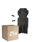 Lot 25x Noxion GST - Compatible Connecteur - Mâle - 3 pole